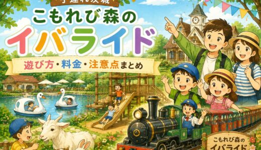 【子連れ茨城】こもれび森のイバライドは何歳から楽しめる？遊び方・料金・注意点まとめ