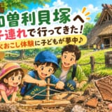 【千葉】加曽利貝塚へ子連れで行ってきた！火おこし体験に子どもが夢中！